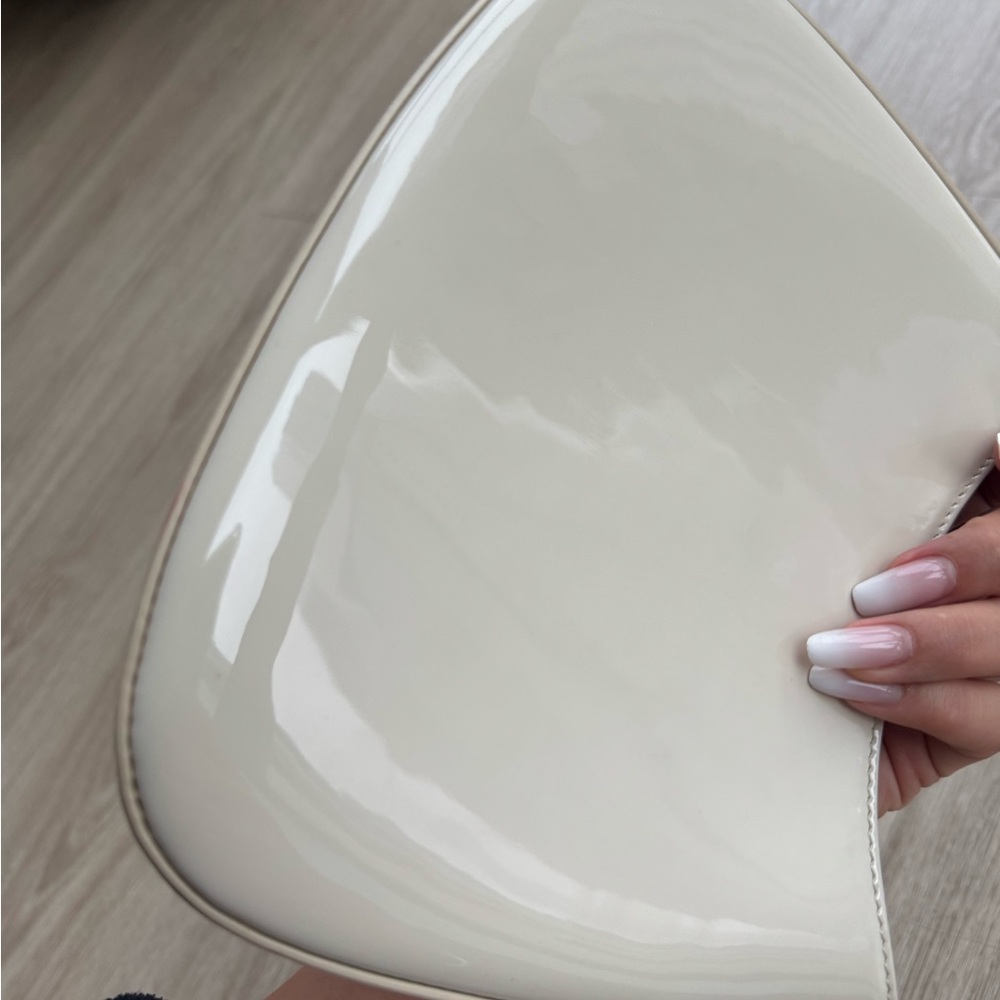 Prada Cleo Patent Leather Bag Cream - Picture 13 of 16